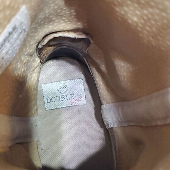 Double H Cowboy Boots Womens 7M Daniela 12" Work Roper Brown Leather Rustic USA - Picture 9 of 9